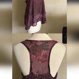 Small floral with lace top